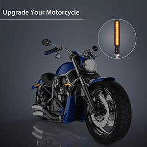 Clignotants universels pour moto ADT Flowing, 12 LED, feux de signalisation pour moto, lampe de signalisation LED - Product Image 6