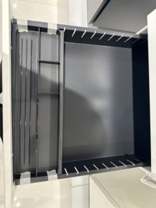 3단 서랍 이동식 파일 보관 캐비닛 스틸 이동식 롤링 프린터 캐비닛 가정용 사무실용 - Product Image 6