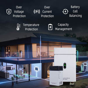Sistema de Energía Solar <span class=keywords><strong>Fotovoltaica</strong></span> para el Hogar, Almacenamiento de Energía <span class=keywords><strong>Fotovoltaica</strong></span> Todo en Uno, Batería LiFePO4 de 15KWh, Inversor Residencial, Celdas de 5KW - Product Image 3