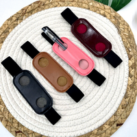Porte-stylo élastique en gros, étui en cuir PU pour stylos, pochette pour carnets, agendas, classeurs et livres