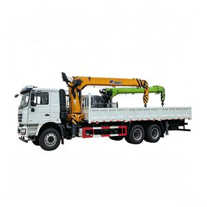 รถบรรทุกติดเครนจีน Shacman 6x4 12 ตัน แบบบูมแข็ง  เครื่องยนต์ Weichai สำหรับขนส่งวัสดุหนัก  ขาย - Product Image 1
