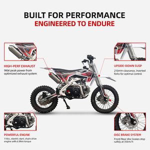 <span class=keywords><strong>Moto</strong></span> tout-terrain 110 cm³ à démarrage électrique et manivelle, 2 roues, entrepôt américain - Product Image 4