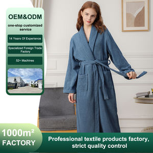 Última toalla personalizada <span class=keywords><strong>de</strong></span> invierno, ropa <span class=keywords><strong>de</strong></span> dormir <span class=keywords><strong>de</strong></span> manga larga <span class=keywords><strong>de</strong></span> algodón puro, ropa <span class=keywords><strong>de</strong></span> dormir unisex, súper suave y cálida para él y para ella - Product Image 2