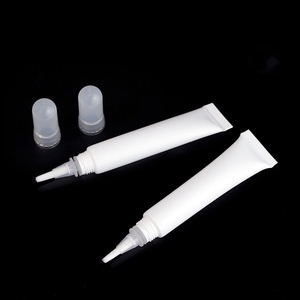 Conteneurs cosmétiques translucides bouteilles de tube de compression de voyage souples en plastique rechargeables vides avec outils de maquillage à bouchon à vis - Product Image 6