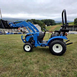 Buy Cheap LS MT225S New/Used Mini Farm HST Tractor Loader 4WD Blue Garden Tractor Gear Drive 20 HP for Engine - Product Image 1