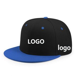 Casquette Snapback Hip Hop à 6 Panneaux en Toile 100% Coton, Visière Plate, Logo Personnalisé, Prix de Gros Abordable, Modèle Courant - Product Image 1