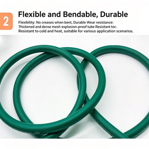 <span class=keywords><strong>Manguera</strong></span> de Pulverización de Alta Presión Trenzada de Goma y Plástico, Presión de Trabajo de 40-70 Bares, Tubería Resistente a Explosiones con Tamaño Extra Grande - Product Image 3