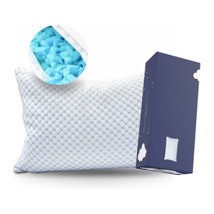 Cushion <strong>Pillows</strong> Premium <strong>Memory</strong> <strong>Foam</strong> Filled Shredded <strong>Foam</strong> <strong>Pillow</strong> with Zippered Cooling Cover Easy Removable