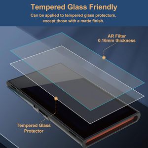 ฟิล์มกันรอยหน้าจอแบบพรีเมียม AR ป้องกันแสงสะท้อน สำหรับ Nintendo Switch <span class=keywords><strong>2</strong></span>  ใสพิเศษ ป้องกันแสงสีฟ้า  ทนต่อรอยขีดข่วน  วัสดุ PET - Product Image 5