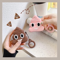 Étui pour écouteurs en silicone souple de dessin animé mignon pour écouteurs sans fil Iphone, housse 3D