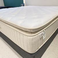 Matelas de luxe haut de gamme à prix d'usine, en mousse à mémoire de forme compressée, double ressort ensaché, pour lit Queen et King Size, pour un sommeil doux
