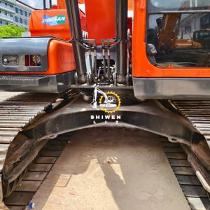 Excavatrice d'occasion de haute qualité Dx140 à vendre, d'origine coréenne, hydraulique sur chenilles, DOOSAN Dx140 à vendre, rouge, bon état - Product Image 2