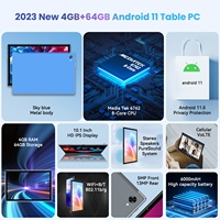 Nueva Tablet PC IPS de 10 Pulgadas con Wifi de Alta Calidad, 2 en 1, Android 11.0, Batería de Gran Capacidad, con Teclado