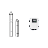 Système de pompe à vis DC 72V 600W Pompe à eau submersible solaire électrique pour puits profond pour usage domestique
