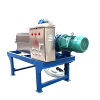 Machine d'assèchement de presse à vis en spirale certifiée CE 220V séparateur de solides liquides de déchets alimentaires de boues de fumier d'animaux moteur inoxydable
