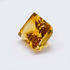 Citrine brésilienne naturelle taille émeraude, pierre précieuse en quartz doré véritable pour la collection de bijoux fins en gros - Product Image 3