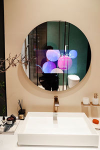 Miroir de salle de bain intelligent avec écran tactile LED, miroir de <span class=keywords><strong>fitness</strong></span> et de gym pleine longueur pour l'entraînement à domicile, miroir de salle de bain magique avec Android - Product Image 3