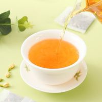 Sachets de thé aux herbes aromatisés au thé vert au jasmin, riches en arômes, adaptés à une infusion chaude et froide, 80 sachets par paquet.