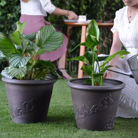 Greenship Pot Bunga Buatan, Pot Tanaman Luar Ruangan, Taman Besar, Tanaman Resin Besar, Pot Bunga Dalam Ruangan