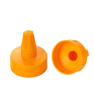 PP 45mm 50mm盗難防止針先端カバーソースボトルキャッププラスチック先先の口キャップ - Product Image 4