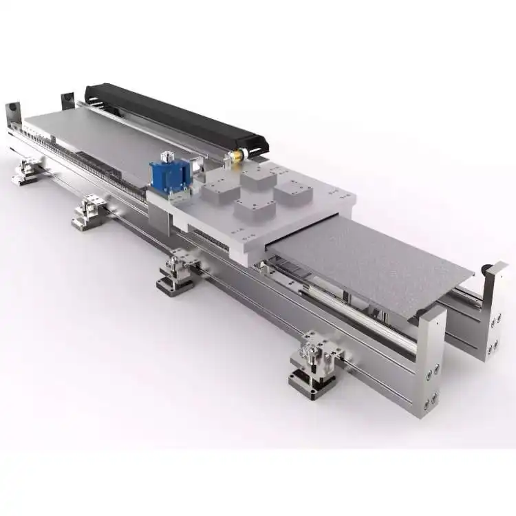 Linear Guide Rail Tiongkok GBS-01-W500 Payload 500Kg untuk Pergerakan Robot Industri Sebagai Rel Panduan