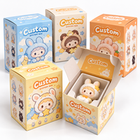 Emballage personnalisé pour boîte mystère, boîte pliante en carton imprimé pour jouets de collection, figurines miniatures, série surprise pour la vente au détail