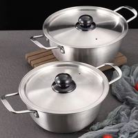 Olla para Fideos de Acero Inoxidable OreanStyle con Tapa y Doble Asa, Acabado Dorado y Plateado, Resistente al Calor, Apta para Lavavajillas, Utensilios de Cocina