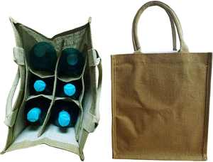 Sacs de courses écologiques en toile de jute réutilisables, sacs de courses en toile de jute, sacs à bandoulière en toile de jute - Product Image 2