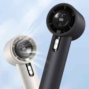 Ventilador de Mano Recargable Inteligente con Pantalla LED Digital, Silencioso y Potente, de Alta Velocidad, Mini Ventilador Portátil - Product Image 4