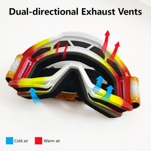 Gafas de Motocross, Gafas de Ciclismo <span class=keywords><strong>para</strong></span> Hombre y Mujer, Ligeras, Resistentes al Viento, Compatibles con Cascos <span class=keywords><strong>MTB</strong></span>, ATV, BMX - Product Image 5