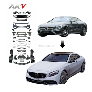 <span class=keywords><strong>ราคา</strong></span>ดีสำหรับชุดแต่ง Mercedes <span class=keywords><strong>Benz</strong></span> C217 W217 S Class Coupe ปี 2014-2021 อัพเกรดเป็นกันชน C217 W217 <span class=keywords><strong>AMG</strong></span> <span class=keywords><strong>S65</strong></span> พร้อมกระจังหน้า คุณภาพสูง - Product Image 1