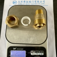 Raccord de compression en laiton BOTE pour compteur d'eau, filetage mâle, avec service OEM