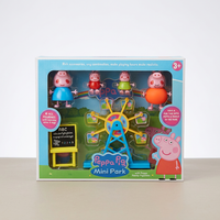 Maison de jeu en carton Peppa Pig Deluxe avec figurines et accessoires