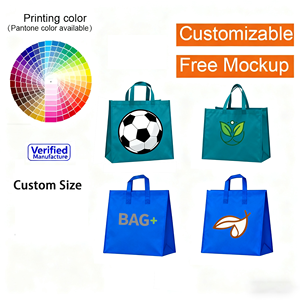 Bolsa de tela no tejida con estampado de pizza, pollo frito y limonada, para entrega de diversos alimentos en restaurantes y servicios de comida para llevar, moderna y de moda. - Product Image 3