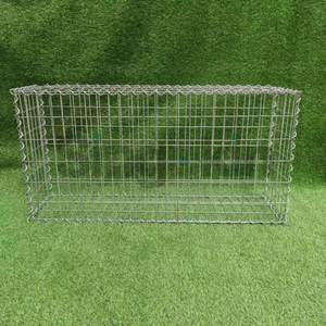 Gabion carré galvanisé de haute qualité 2*1*1m, panneau de clôture en treillis métallique - Product Image 3