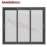 Cadre en aluminium Landsharp Conception française Persienne en verre monocouche Offres Spéciales fenêtre coulissante en aluminium de bonne famille