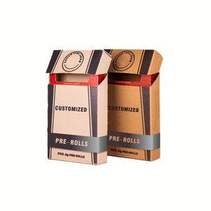 Emballage personnalisé anti-odeur biodégradable en carton pour cigarettes et concentrés - Product Image 4