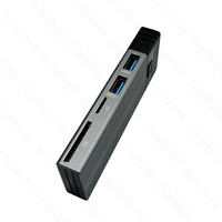 Spot Stock 8 en 1 Hub 3.0 Poort Lecteur Usb C Hub Port Ethernet PD Usb 3.0 Port Type C vers Hub Usb