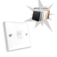VBQN Nouveau Design Prises et interrupteurs pour applications domestiques Prises électriques 16A 2 USB Prise pour interrupteur d'éclairage mural