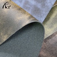 Tissu PU Camouflage Irrégulier Effet Vieilli 1,0 mm pour Bottes, Sacs à Dos et Sacs à Main
