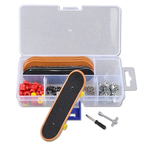 <span class=keywords><strong>Mini</strong></span> Set de Fingerboard en Plastique Multicolore, Trottinette à Doigts, <span class=keywords><strong>Skateboard</strong></span> à Doigts, Jouets - Product Image 1