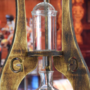 Cold Ice Drip <span class=keywords><strong>Étagère</strong></span> en bois Fond en verre Brew Drip Tower 6-8 Tasses <span class=keywords><strong>pour</strong></span> <span class=keywords><strong>cafetière</strong></span> - Product Image 4
