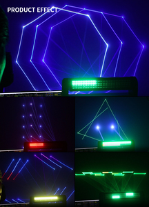 ADZ 2 en 1 Matriz láser <span class=keywords><strong>de</strong></span> 3 ojos en movimiento Disco DJ Faro Proyector láser rojo Bar Luces <span class=keywords><strong>de</strong></span> escenario para discotecas y fiestas - Product Image 4