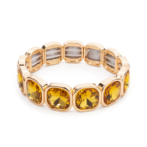 Braccialetto elastico di strass di cristallo alla moda con diamante colorato caramella colorata regalo di gioielli per le vacanze estive al mare delle ragazze - Product Image 3