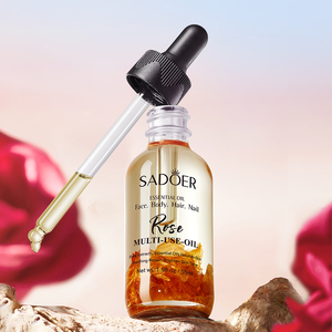 The New Private Label SADOER Rose Dried Flower Multi-Effect Massage Oil Moisturizes Skin and Body Essential Oil - Product Image 1