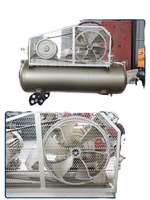 Compresseur d'air à vis portable 11KW 1000L à moteur diesel lubrifié, direct usine, avec pompe et moteur inclus, pour usage industriel