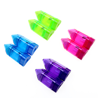 Taille-crayon manuel multifonction en plastique BECOL, coloré et mignon, avec gomme blanche, vente en gros