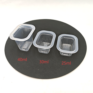 25ml 30ml 40ml nhựa nước sốt ly với lá nhôm nắp - Product Image 2