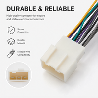 Câble adaptateur 3P en cuivre étamé de 100 mm pour voiture/moto