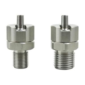 Adaptateur d'aiguille multi-tubes en forme de huit, connecteur en acier inoxydable, distributeur avec embout à filetage externe et raccords 1/2 dent F - Product Image 1